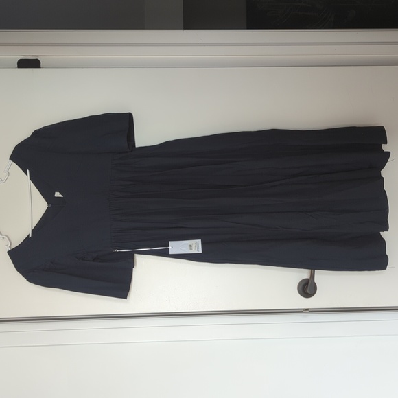 BNWT Emma Knudsen Midi Ana Dress in Navy Size XXS (Size 2-4) - Picture 7 of 9
